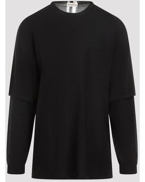 Mordecai Layered Pullover Jumper - Black