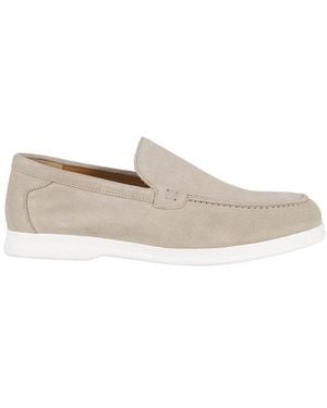 Doucal's Almond Toe Loafers - Natural