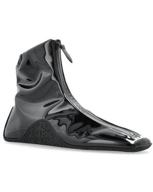 【ALAIA】La Sneaker スニーカー ブラック ALAÏA | High Top Leather Sneakers | Women | Lane Crawford