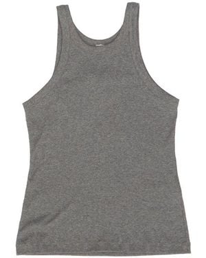 TOTEME Sleeveless Ribbed Tank Top - Grey