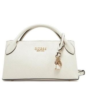 Guess Fedana Girlfriend Satchel Bag - Natural