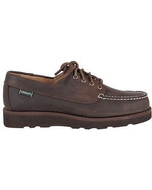 Sebago Askookfield Lace-up Moccasins - Brown