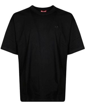DIESEL T-Boxt-T24 Oval D Logo T-Shirt - Black