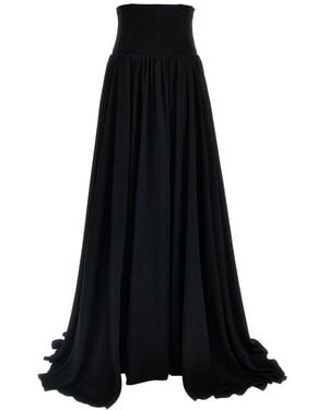 Giovanni bedin Long Corset Skirt - Black