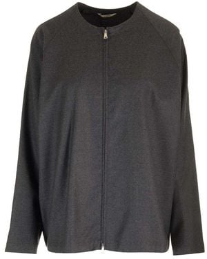 Barena Zip-Up Cardigan - Black