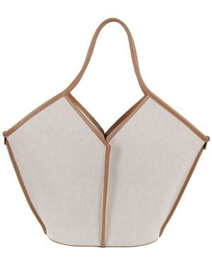 Hereu Borsa Calella Top Handle Bag - Natural
