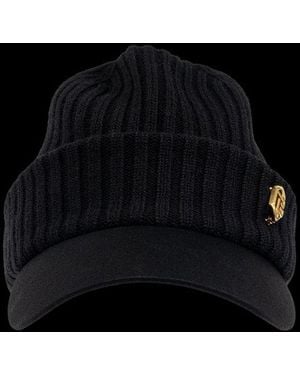 Balmain Logo Plaque Baseball Cap - Black