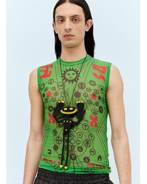 Walter Van Beirendonck Alien Companion Necklace - Green