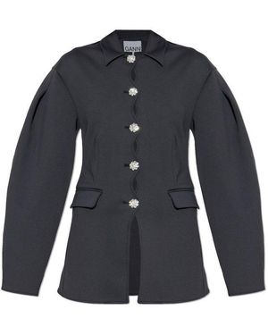 Ganni Structured Blazer - Black