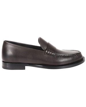 The Row Novus Slip-On Loafers - Grey