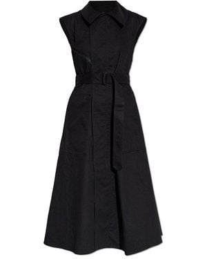 Y-3 Dress With A Detachable Collar - Black