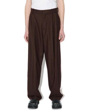 Charles Jeffrey Edinburgh Pleated Pants - Brown
