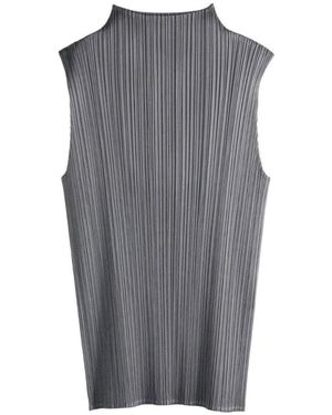 PLEATS PLEASE ISSEY MIYAKE｜SLEEVELESS (PP56JT282-14) MELLOW PLEATS – ISSEY MIYAKE ONLINE STORE