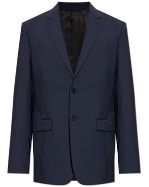 Theory Stretch Chambers Blazer - Blue