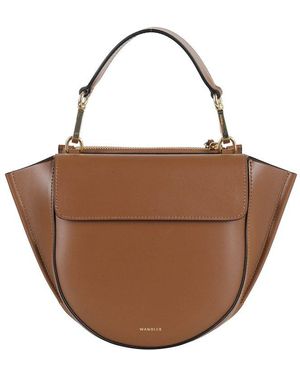 Wandler Hortensia Saddle Mini Tote Bag - Brown