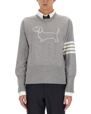 Thom Browne Jersey "Hector" - Grey