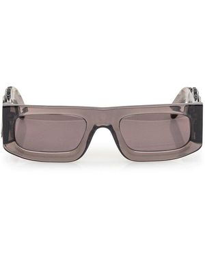 Evangelisti Rectangular Sunglasses - Grey