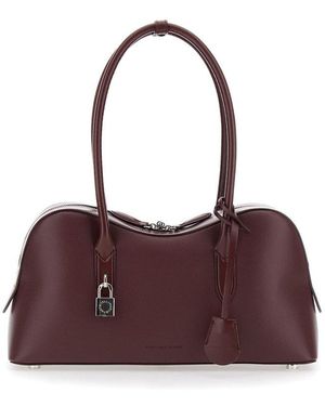 Stella McCartney Stella Ryder Lock Plaque Shoulder Bag - Purple