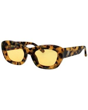 Linda Farrow X The Attico Rania Cat-Eye Frame Sunglasses - Metallic