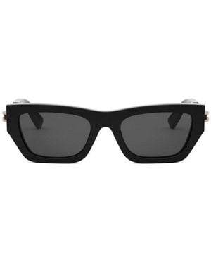 BVLGARI Rectangle Frame Sunglasses - Black