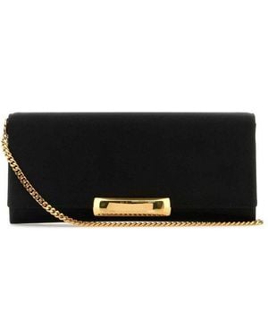 Tom Ford Satin Bar Clutch Bag - Black