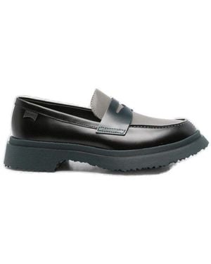Camper Walden Round Toe Loafers - Black