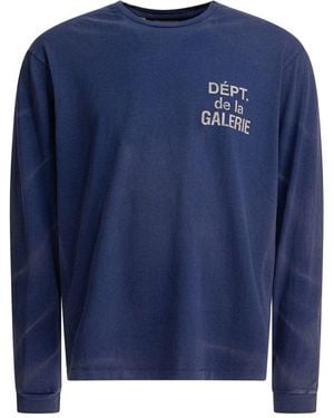 GALLERY DEPT. Logo Long Sleeve T-Shirt - Blue