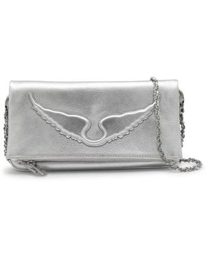 Zadig & Voltaire Rock Clutch Bag - White