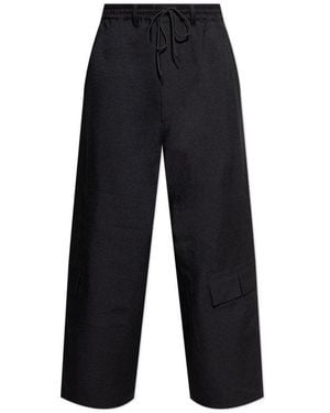 Y-3 Sport Uniform Straight Leg Trousers - Black
