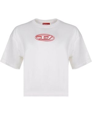 DIESEL T-Boxt Cut-Out T-Shirt - White