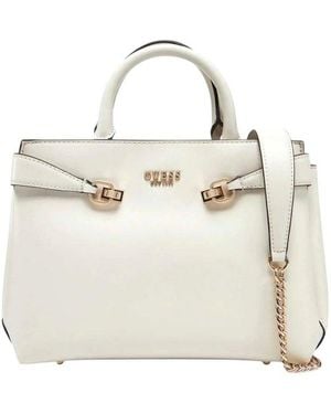 Guess Lorelei Satchel Bag - Natural