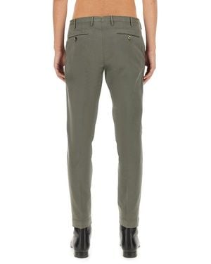 PT Torino Tailored Fit Trousers - Green