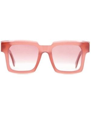 Retrosuperfuture Palazzo Attuale Square Frame Sunglasses - Pink
