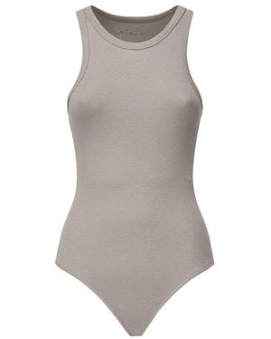 インナー・ルームウェアその他 Alaia Sleeveless Bodysuit In Rib Jersey 48362980cq_999_f.jpg?impolicy=