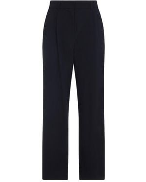 Max Mara Pleated Trousers - Blue