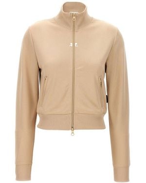 Courreges Interlock Tracksuit Jacket - Natural