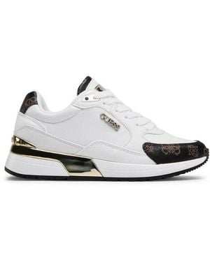 Guess Moxea 4G Peony Logo Running Shoes - White