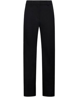 JW Anderson Ring Detail Wool Trousers - Black