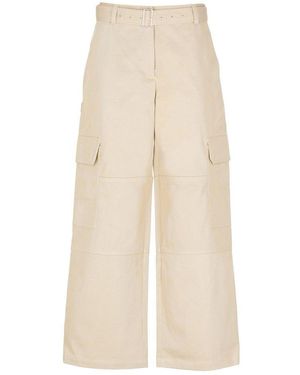 Maison Kitsuné Cotton Trousers - Natural