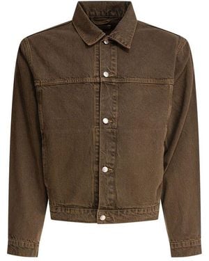 Stussy Trucker Denim Jacket - Brown