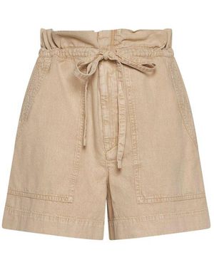 【送料&関税込】Isabel Marant Ingrid Shorts In Beige Cotton ISABEL MARANT Ingrid Shorts | Neutrals | FARFETCH BH