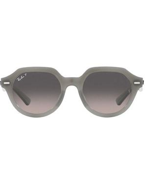 Ray-Ban Gina Square Frame Sunglasses - Grey
