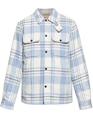 Woolrich Checked Pattern Shirt - Blue