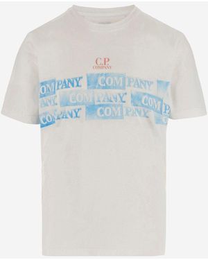 C.P. Company Logo Graphic T-Shirt - White