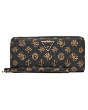 Guess Laurel 4G Peony Logo Maxi Wallet - Grey