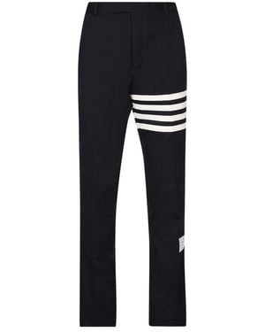 Thom Browne 4-Bar Chino Trousers - Black