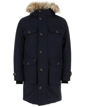 Nobis Long-Sleeved Hooded Parka - Blue