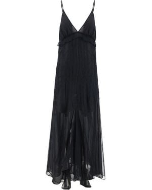 Etro V-neck Maxi Dress - Black