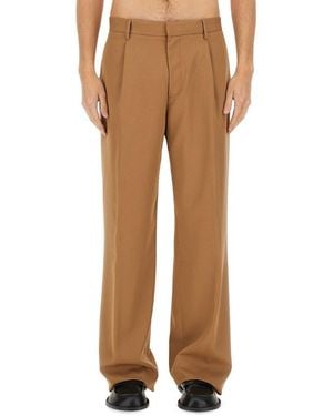 Lardini Classic Tailored Trousers - Natural