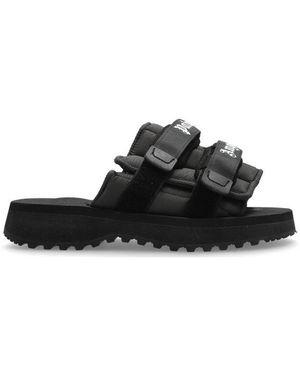 Palm Angels 関税込 Moto-Pスライド Palm Angels X Suicoke Moto-P Slides in Black | Lyst